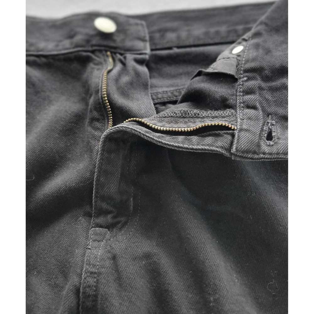 Aeropostale Jeans Womens Baggy Black High Waist Size 14R NEW - Picture 9 of 16